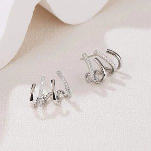 4 Claw Stud Earrings